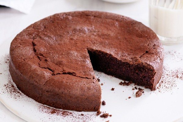 Flourless CBD Chocolate Cake